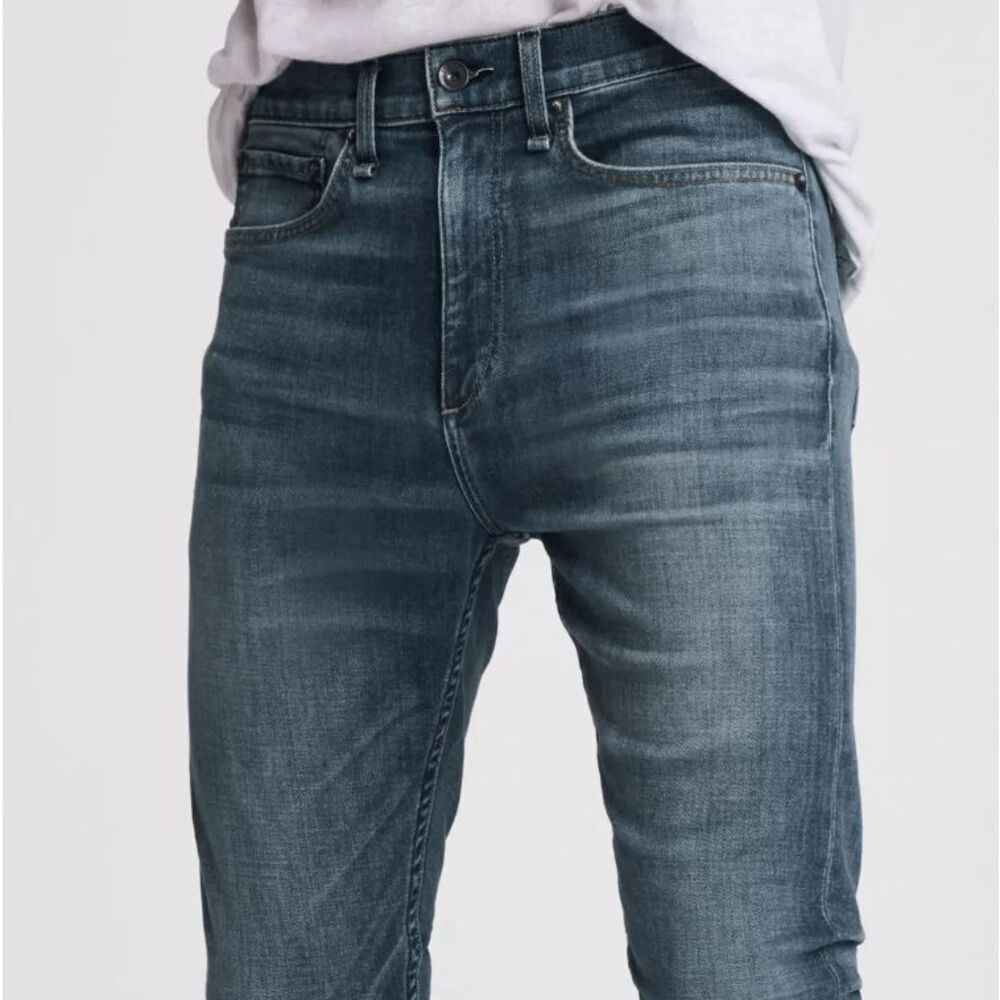 Rag & Bone Standard Issue Fit 1 Skinny Leg Dark Vintage Wash Men's Jeans Size 34